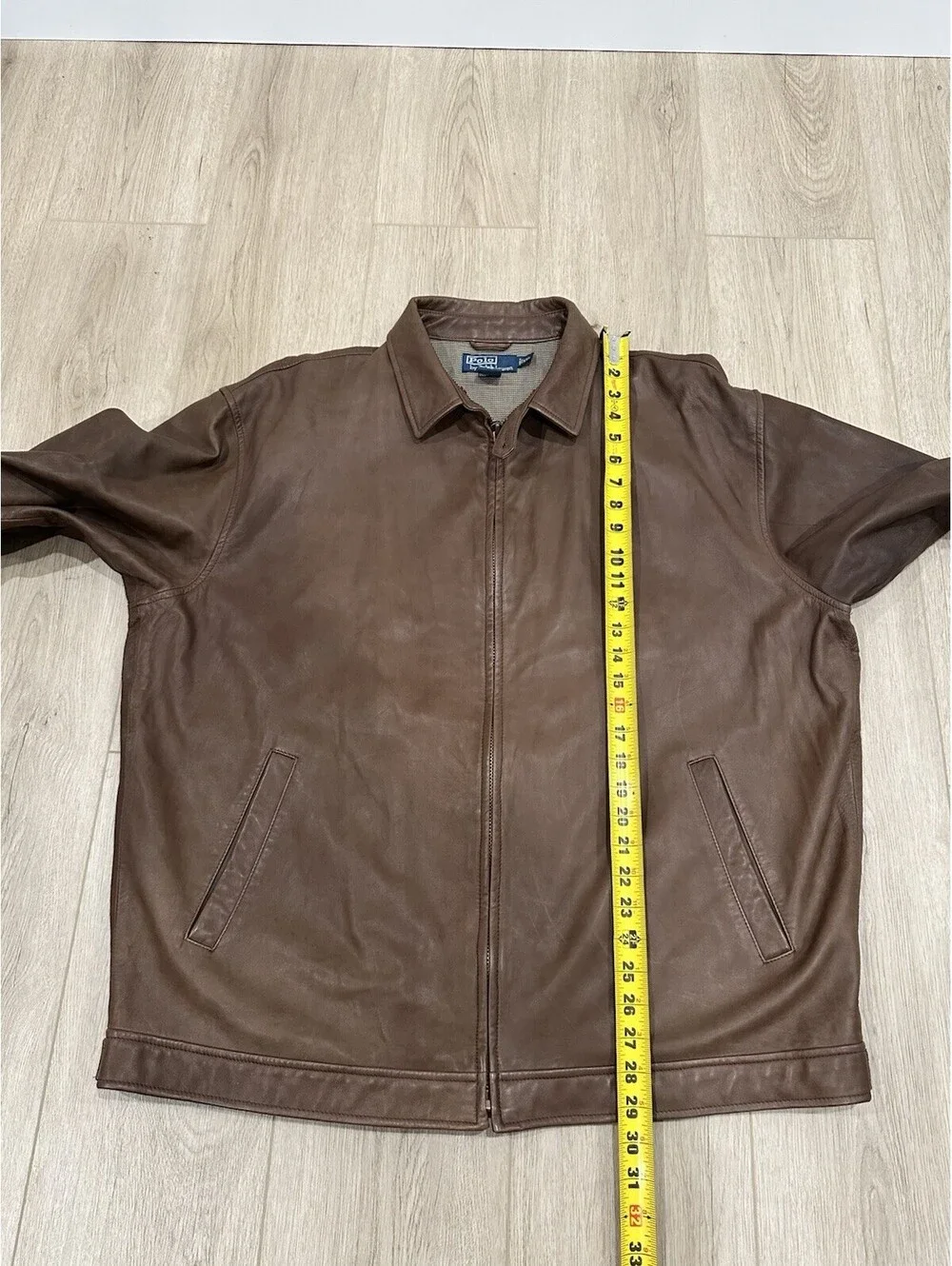 Polo Ralph Lauren 2XL Brown Glove Soft Leather Jacket